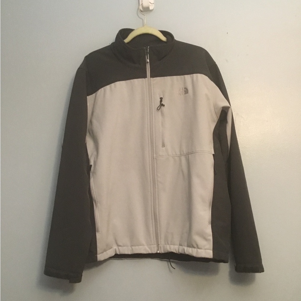 The North Face Men’s Two-Tone Gray and Dark Gray Softshell Jacket